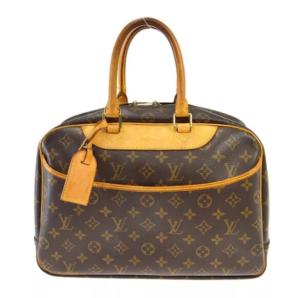 Louis Vuitton MONOGRAM DEAUVILLE BOWLING VANITY HANDBAG - Picture 1 of 10